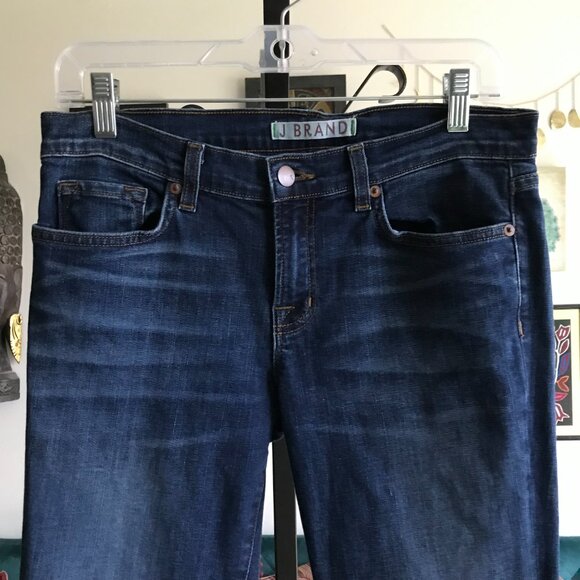 J BRAND size 28 Mayflower Wash Stretch Denim Bailey Bootcut Flare Jeans - Picture 2 of 5